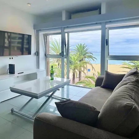 شقة Beachfront Stunning Views لاس بالماس دي غران كاناريا