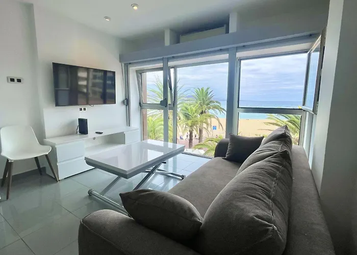 Beachfront Stunning Views 아파트 라스팔마스