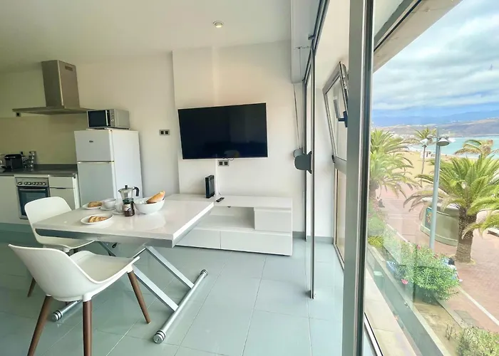 아파트 Beachfront Stunning Views 라스팔마스
